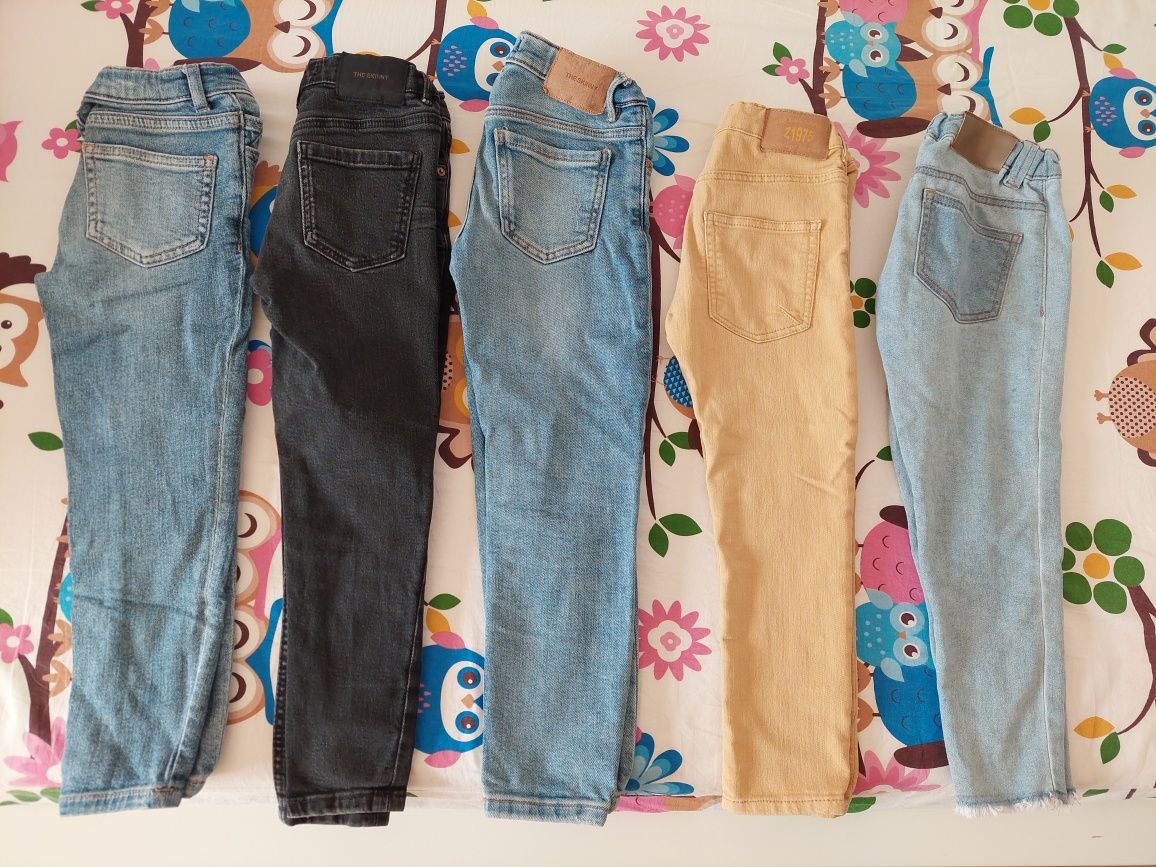 OFERTĂ!! Set 7 pantaloni 110/116 Zara, Reserved + rochita, camasa, etc
