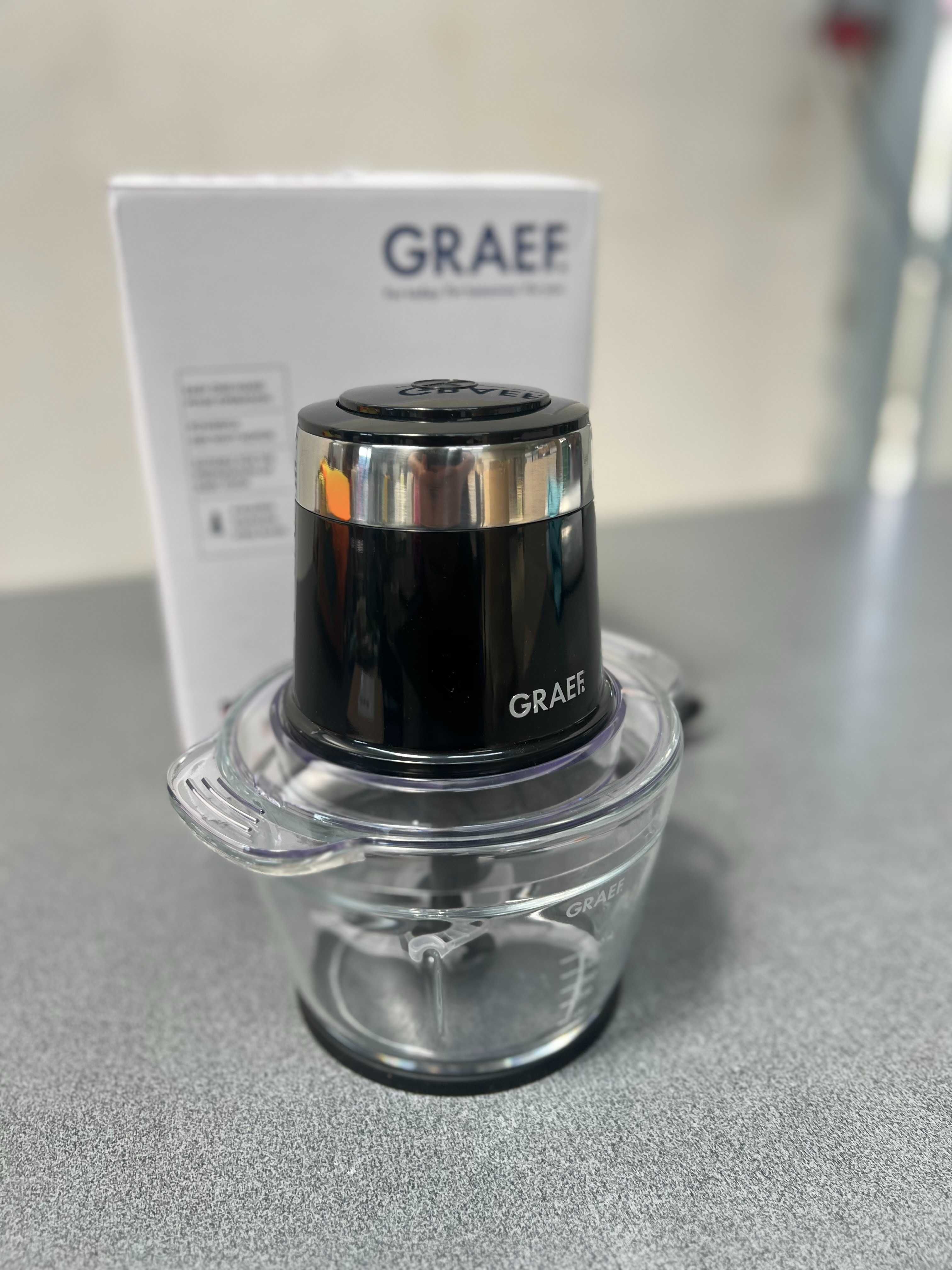 Електрически чопър Graef CH502EU, 500W, 1L, Стъклена Купа
