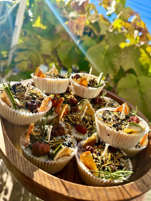 Lumânări parfumate din ceară de soia 50lei 3 bucăți