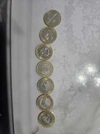 Коллекция монет по 100 тенге