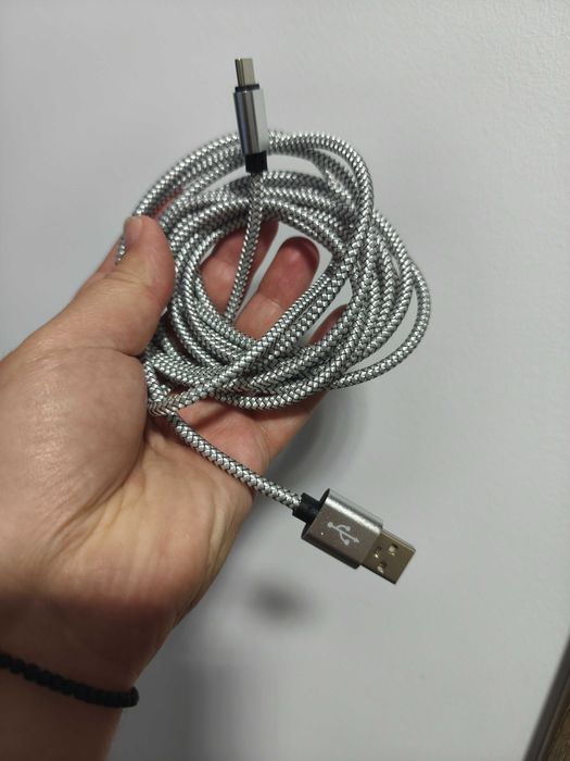 Cablu NOU 2 metri tip C/ Smartphone Samsung/Huawei/Motorola/etc/30 lei