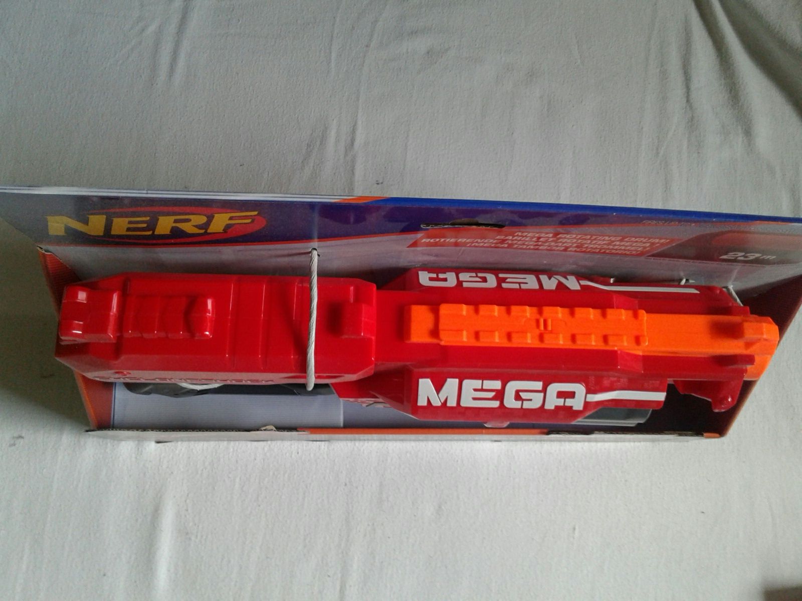 Nerf Cycloneshock cu butoias rotativ 6 gloante mari Mega, nou, sigilat