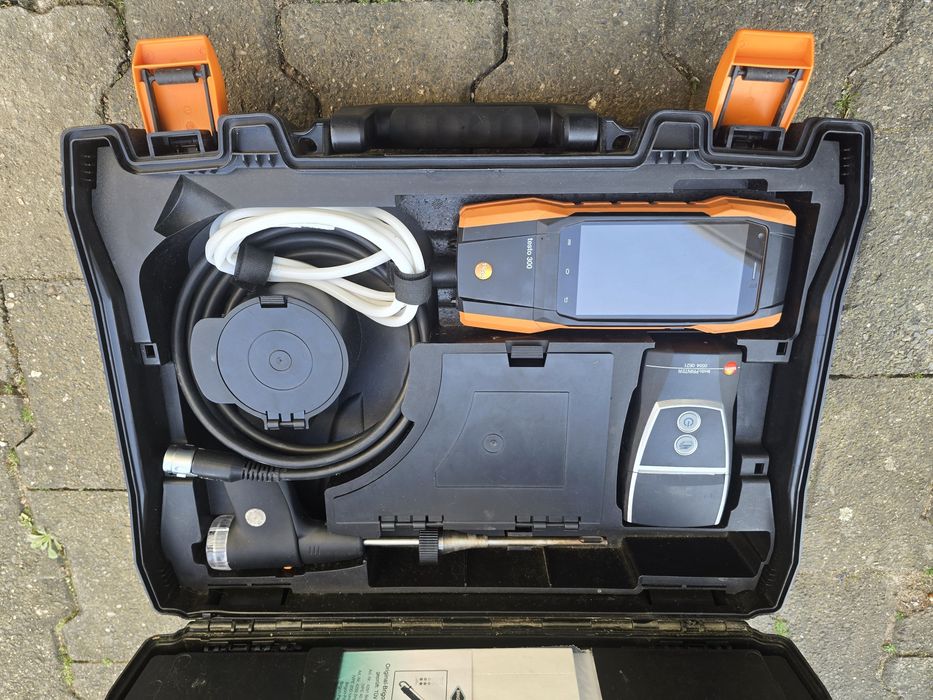 Analizator gaze Set Testo 300 + imprimantă + manometru Testo 510