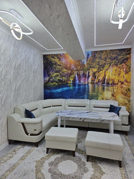 Квартира 2 хонали килинган Т1244 2х комнатная