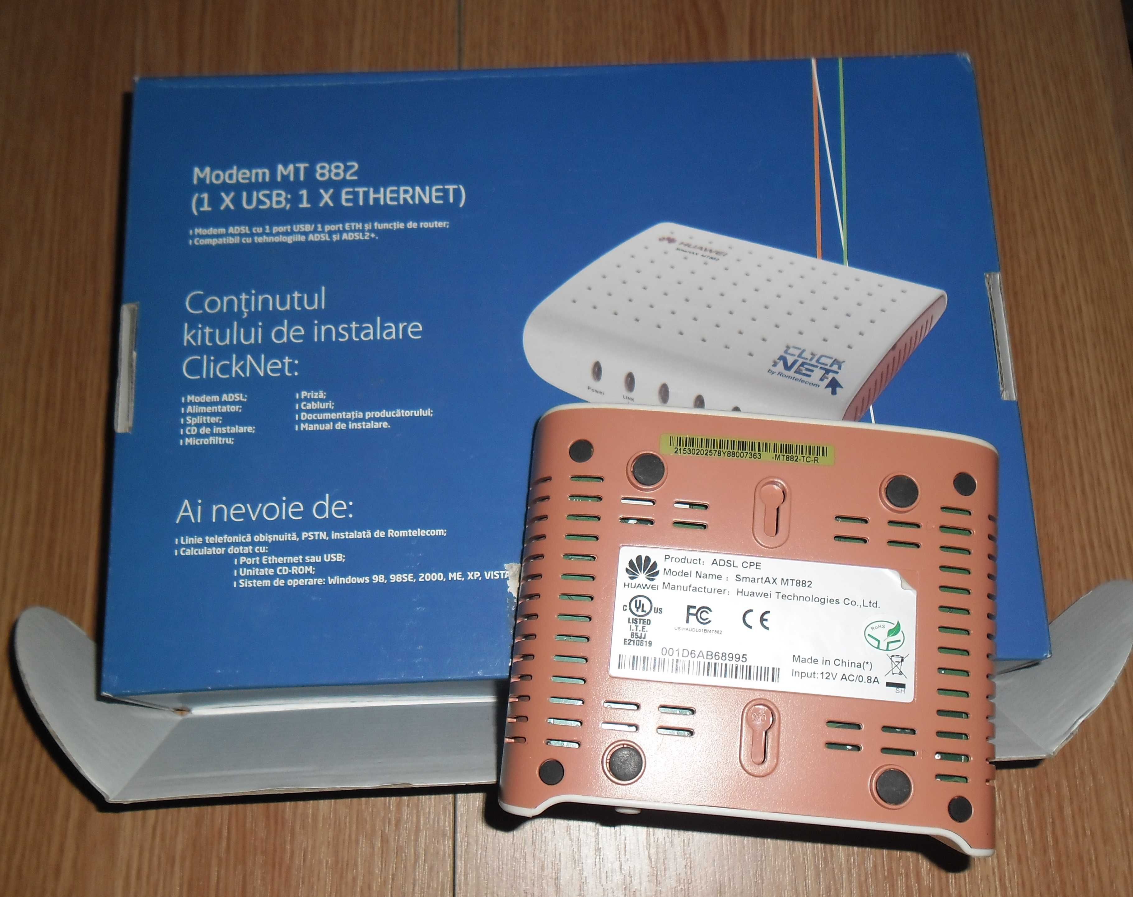 Modem Huawei / ClickNet Romtelecom
