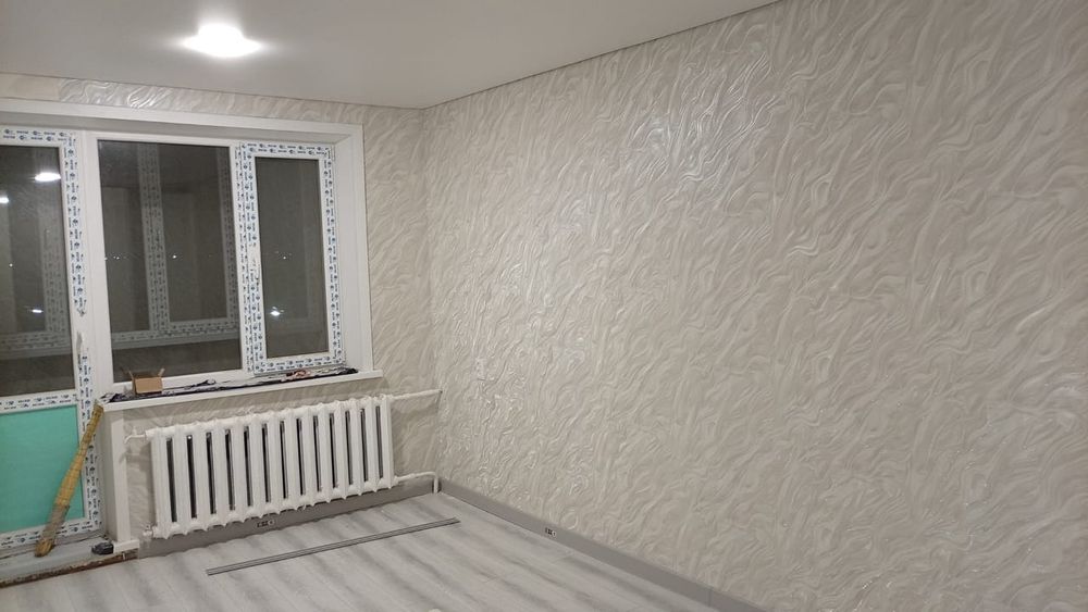 Поклейка обоев метражные