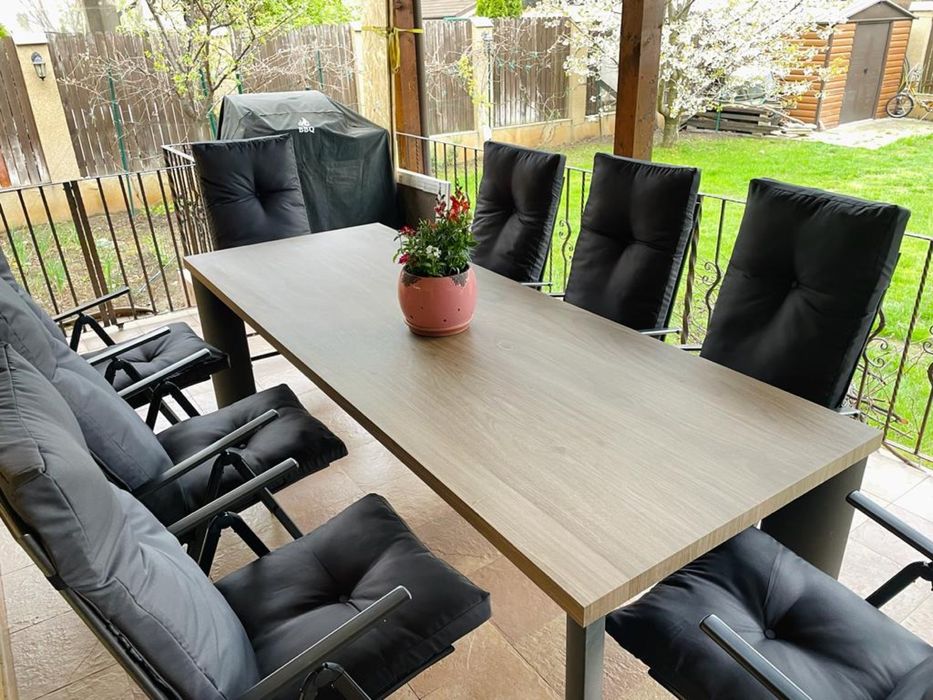 Saltele pentru mobilerul de gradina, perne sezut si spatar, saltele