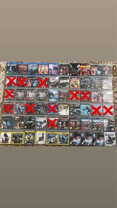 Продам игры на ps3/ps4