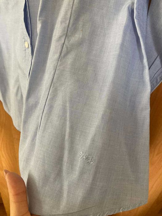 Светлосиня риза “Massimo Dutti”, класически цвят и модел