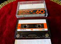 Аудио касета Sony CHF60 с хеви метъл групата U.D.O