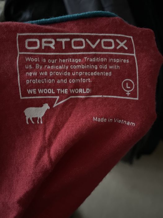 Bluza termica din lana merino, Ortovox, femei, mar.L