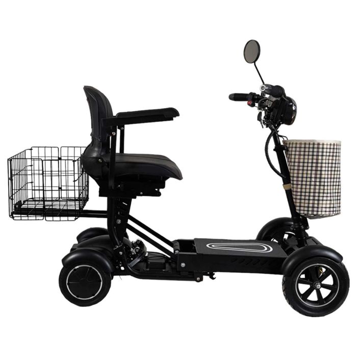 Инвалидна сгъваема четириколка MaxMotors 750W - black