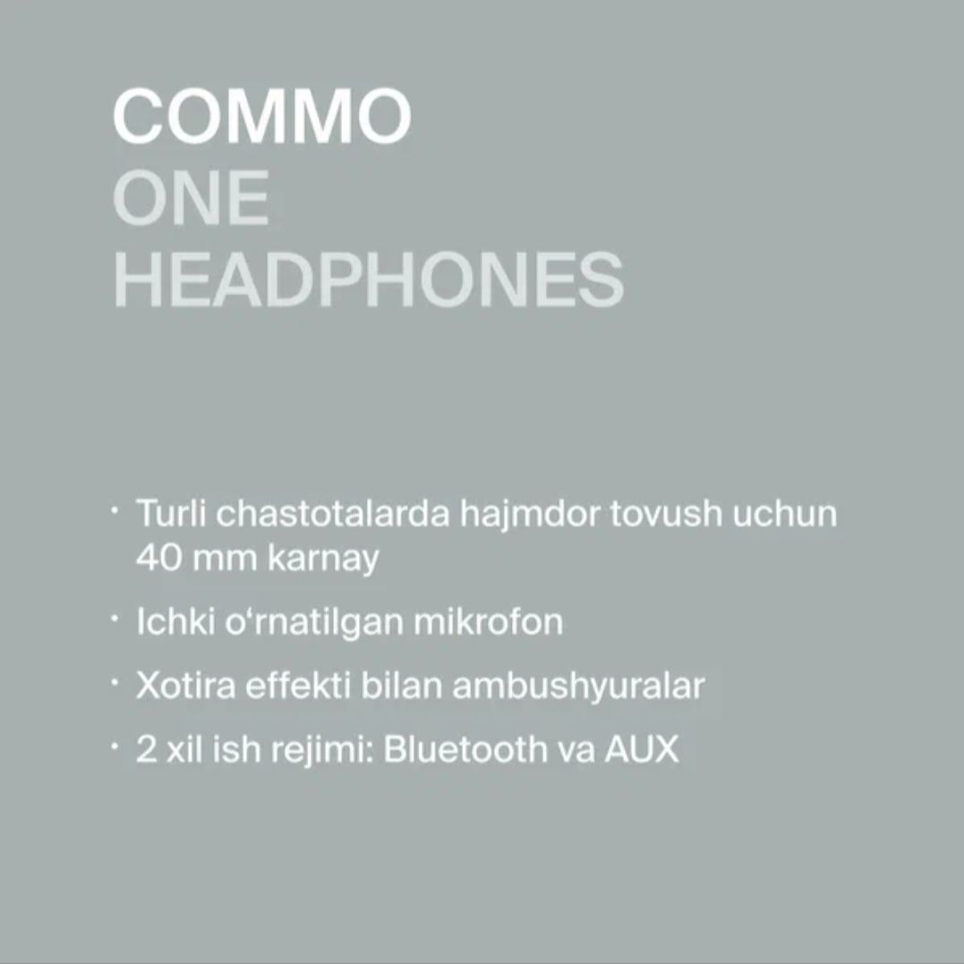 Оригинальные наушники Commo