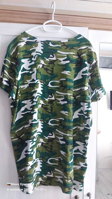 Камуфлажна тениска марка Enos j.