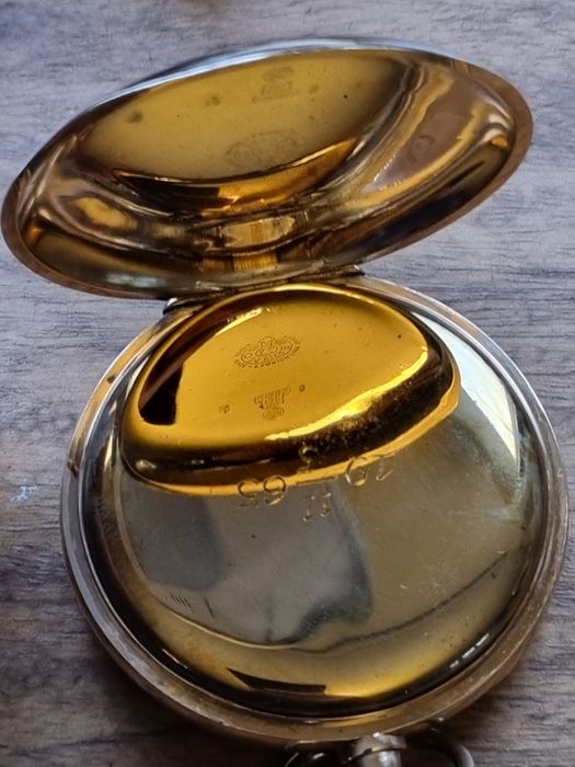 Джобен златен 14к часовник OMEGA