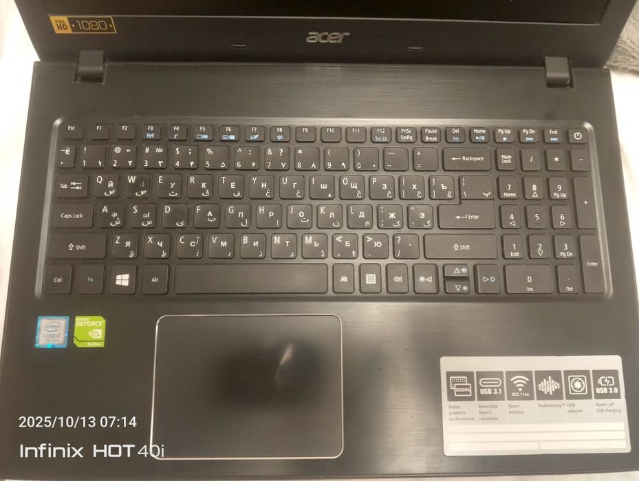 Noutbuk acer sotiladi