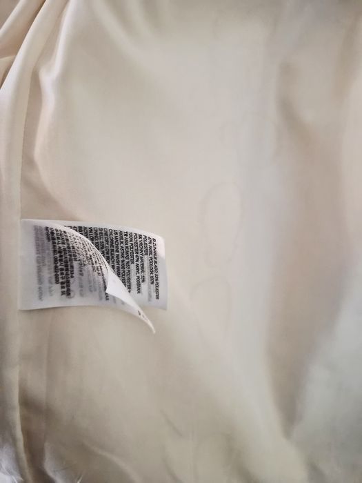 Палто в "перлено" бял цвят "H&M"
