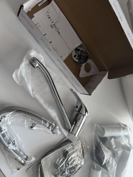 Pachet chiuveta bucatarie Alveus Line 110 Inox + Baterie GM 110