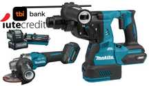 Перфоратор HR003GZ 2,8 J XGT 40V + Ъглошлайф GA005GZ 40 V XGT Makita