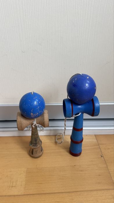 Kendama Set 2 bucati standard si mare originale jucarie ken dama