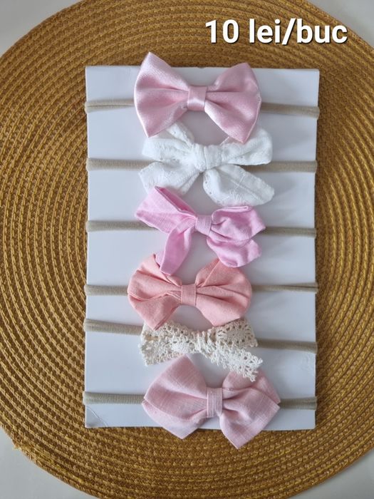 Bentite elastice fetite -25 lei set 3 buc