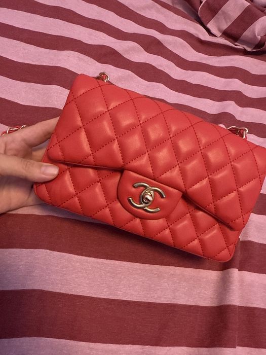 Чанта, chanel,  ноеа, червена