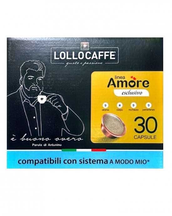 кафе LOLLO CAFFE Amore/Miscela 30 капсули за nespresso Италия видове