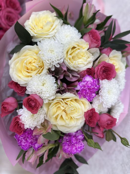 Свежие букеты! Цветы выглядят как на фото!!!