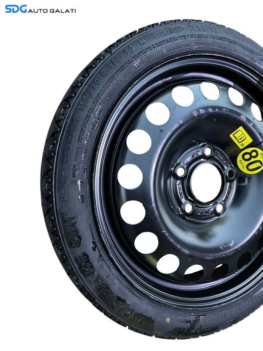 Roata Janta Rezerva Slim T115 70 16 R16 Opel Astra J 2009 - 2016 Cod 13267272 2160141 [G0041]