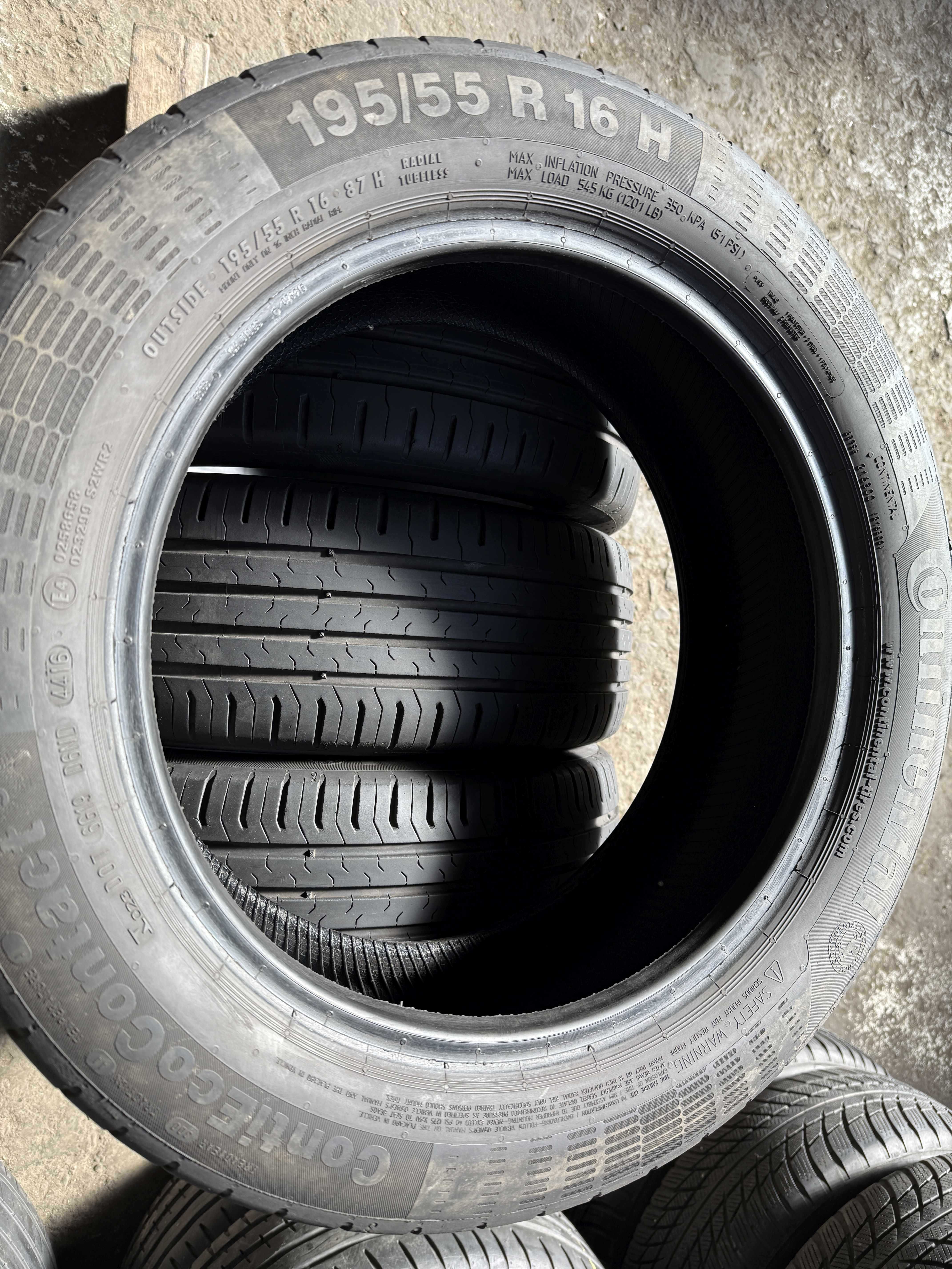 SET 4 Anvelope Vara 195/55 R16 91H CONTINENTAL Conti Eco Contact 5