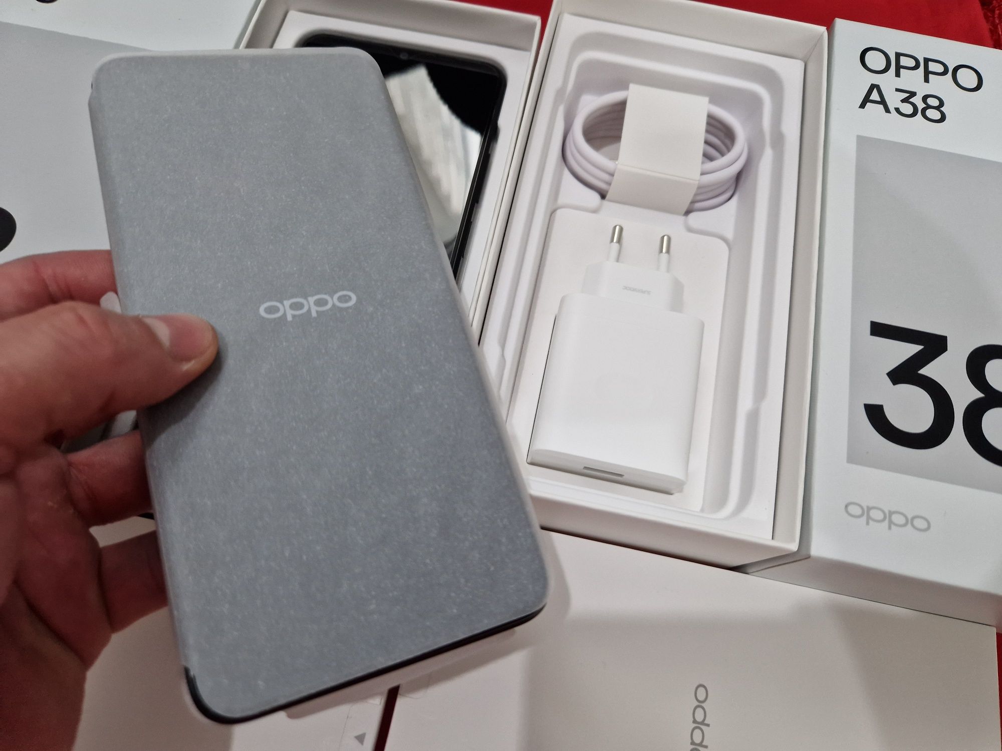 -Oppo A38, Nou, Nefolosit, 128Gb, 4Ram, 0 cicluri incarcare, Sigilat,
