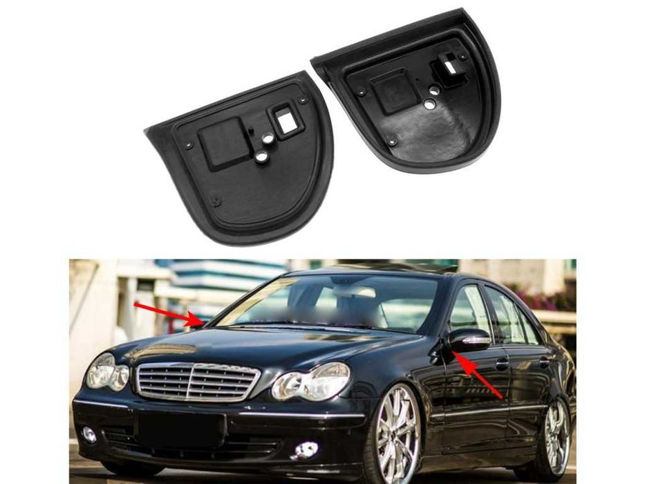 Гумени уплътнения за странично огледало Mercedes C-Class, E-Class