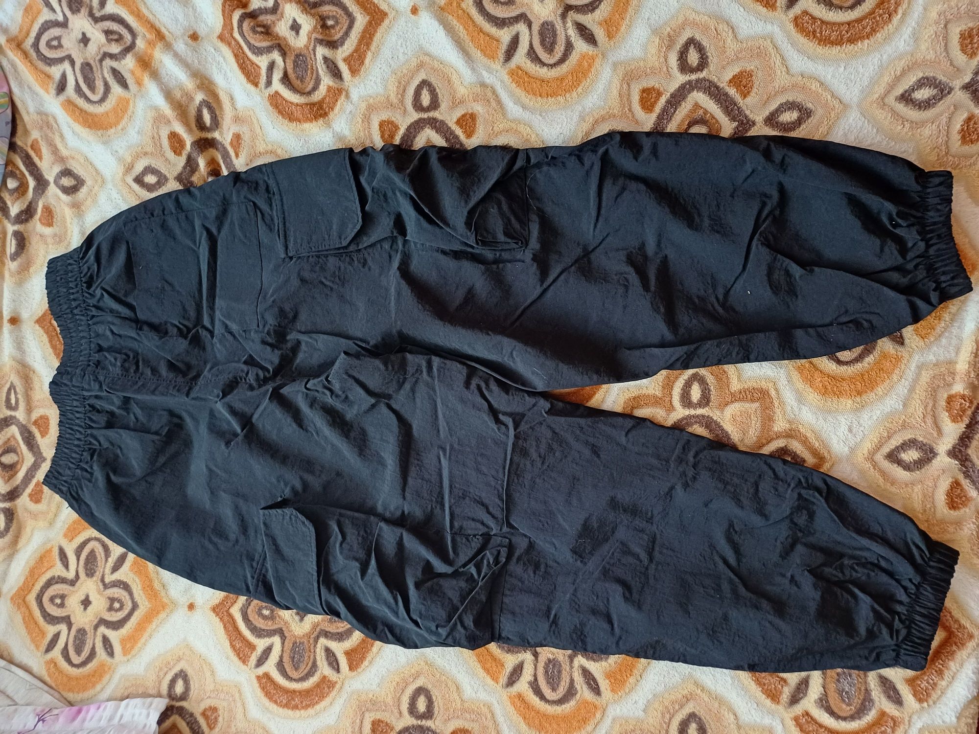 Baggy cargo черни гащи