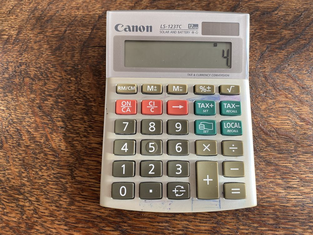 Calculator de birou MILAN 40920 -12 digiti / Canon LS-123TC -10 digiti