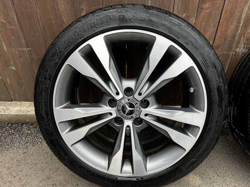 Vand 4 jante R18 Mercedes cu anvelope vara Good Year