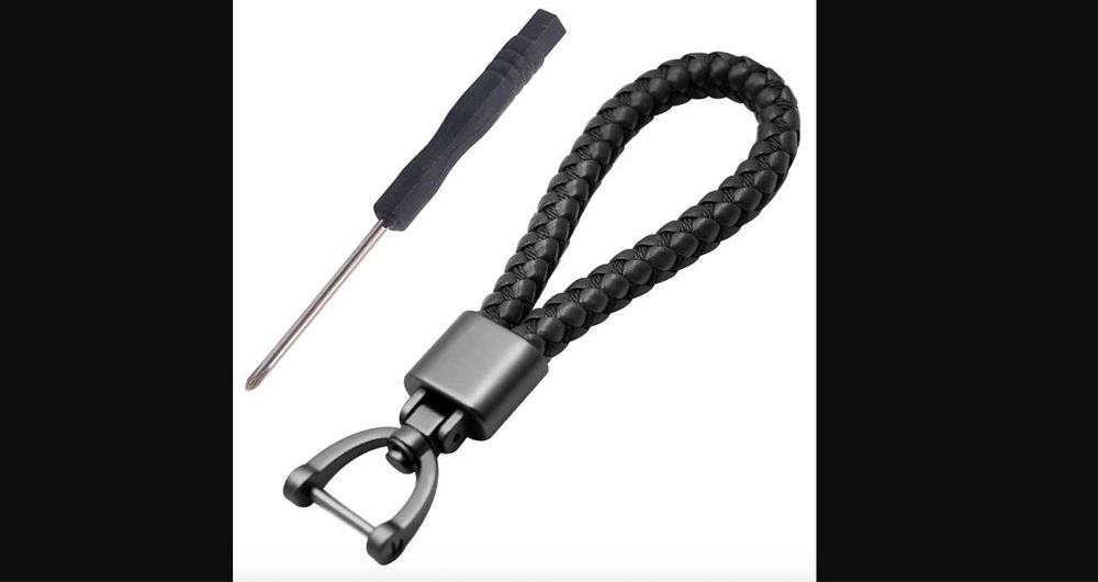 Авто кожаный брелок для ключей