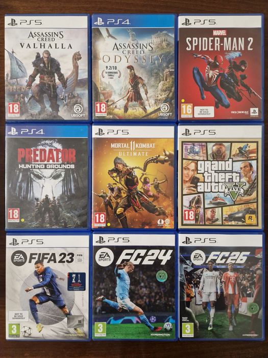 PS 5 игри и контролер