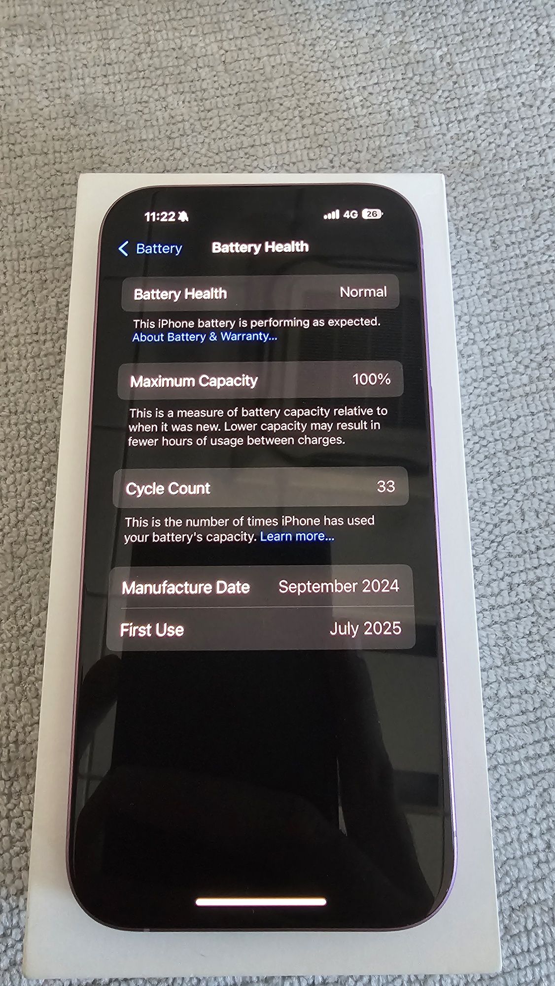 iPhone 16 128GB 100% Батерия 22м Гаранция