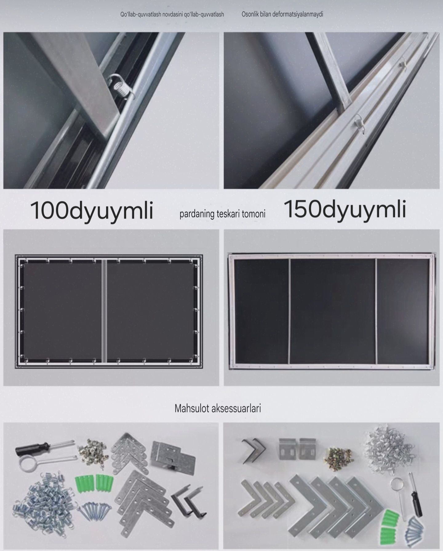 Proyektor Screen 150 Dyuym 16:9