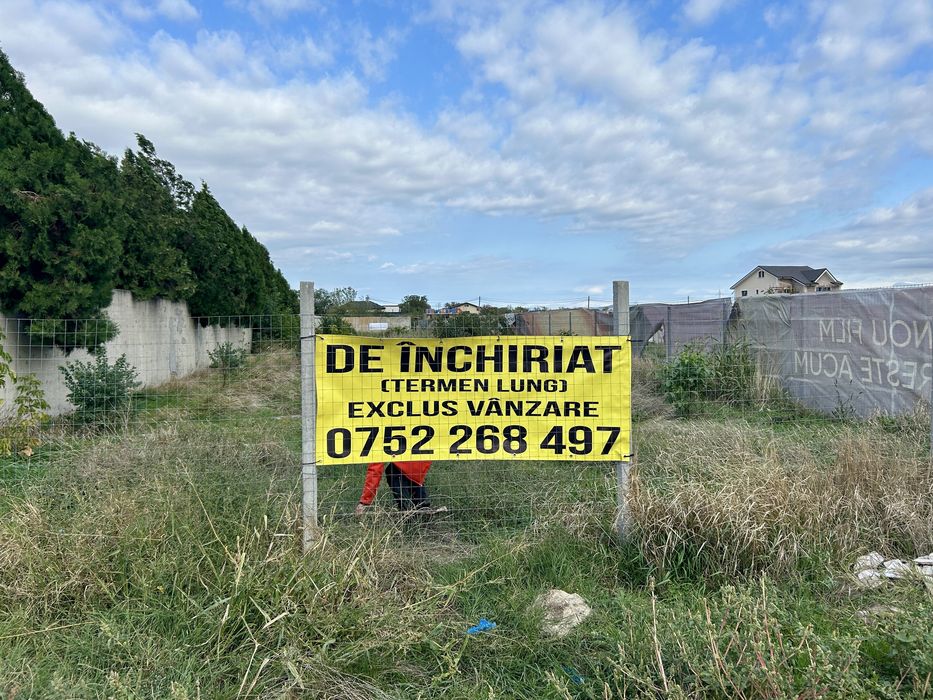 Inchiriez Teren Buzau 980 m2  Penny brosteni