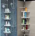 Ъглова етажерка за баня Multi Corner Shelf GY-188, височина 260см