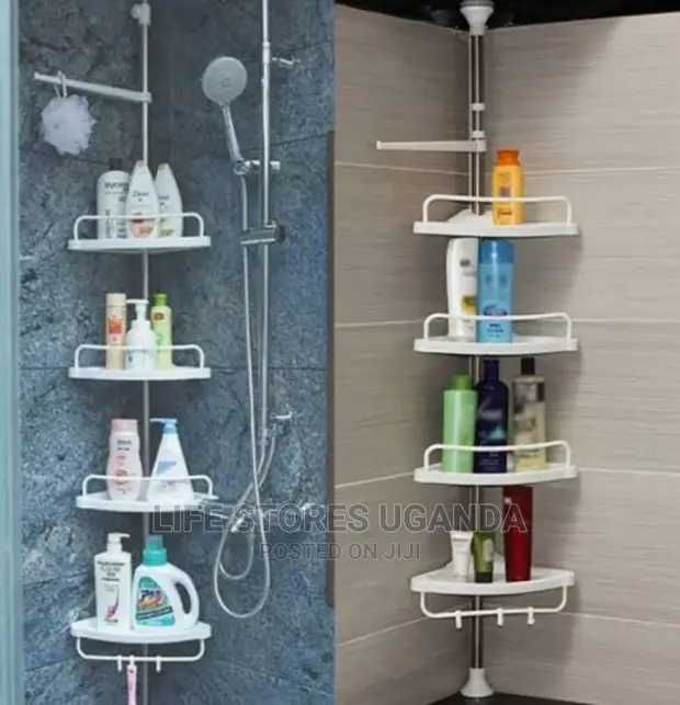 Ъглова етажерка за баня Multi Corner Shelf GY-188, височина 260см