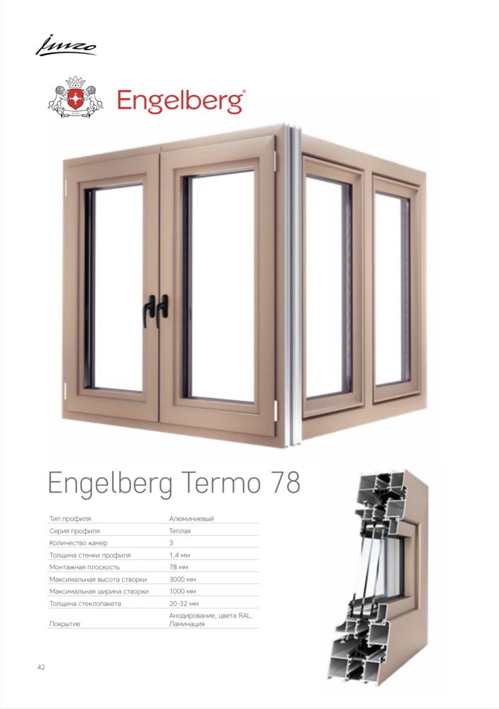 Imzo (akfa) Окна и Двери 7800 Engelberg Termo