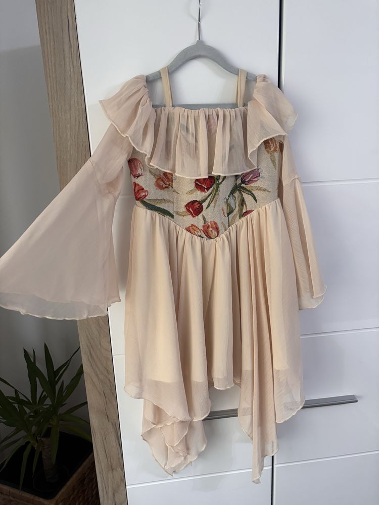 Rochie medievala fete 9-10 ani