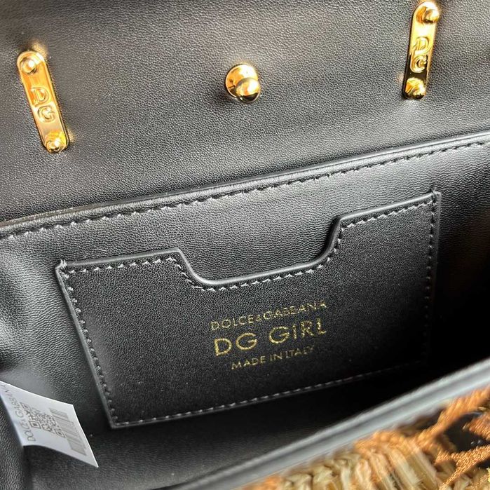 Geanta Dolce Gabbana Girls Mini 18 leopard cm, Premium