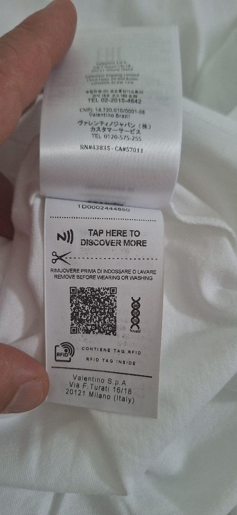 Tricou Valentino Garavani, orginal. S si LL