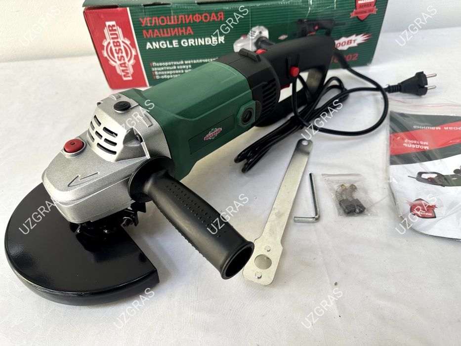 Бепул доставка болгарка 180мм Massbur оригинал новый