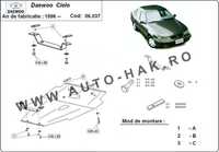 Scut motor metalic Daewoo Cielo 1995-2008