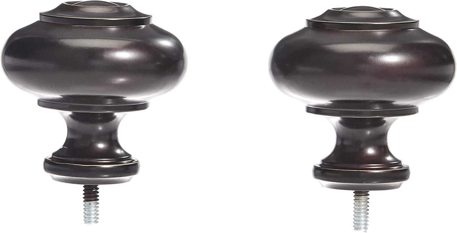 Buton sertar,Capat galerie perdea , set de 2