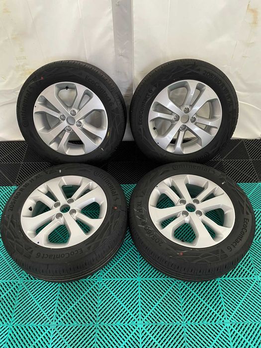 Jante noi cu anvelope noi vara 205 60 R16 Logan Sandero Jogger Clio